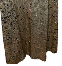 bishop + young Women's Sequin Strappy Dress in gold - women's dress - detail view