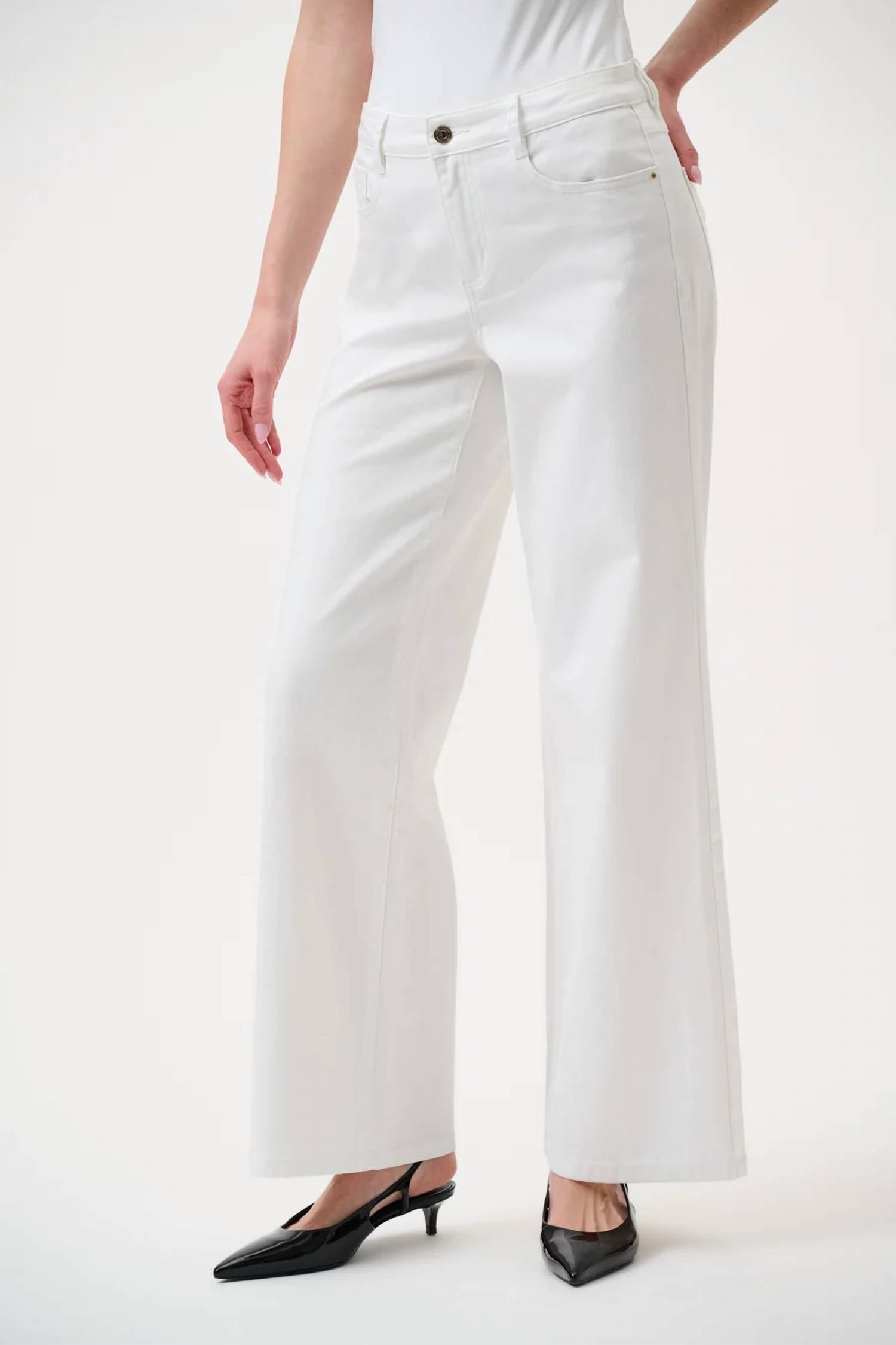 Joseph Ribkoff - Classic Wide-leg Stretch Jeans