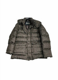 Herno Men's Parka Bomber Jacket in brown - men's jacket