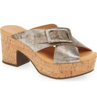 Chocolat Blu - Women's Galaxy Criss Cross Platform Slide