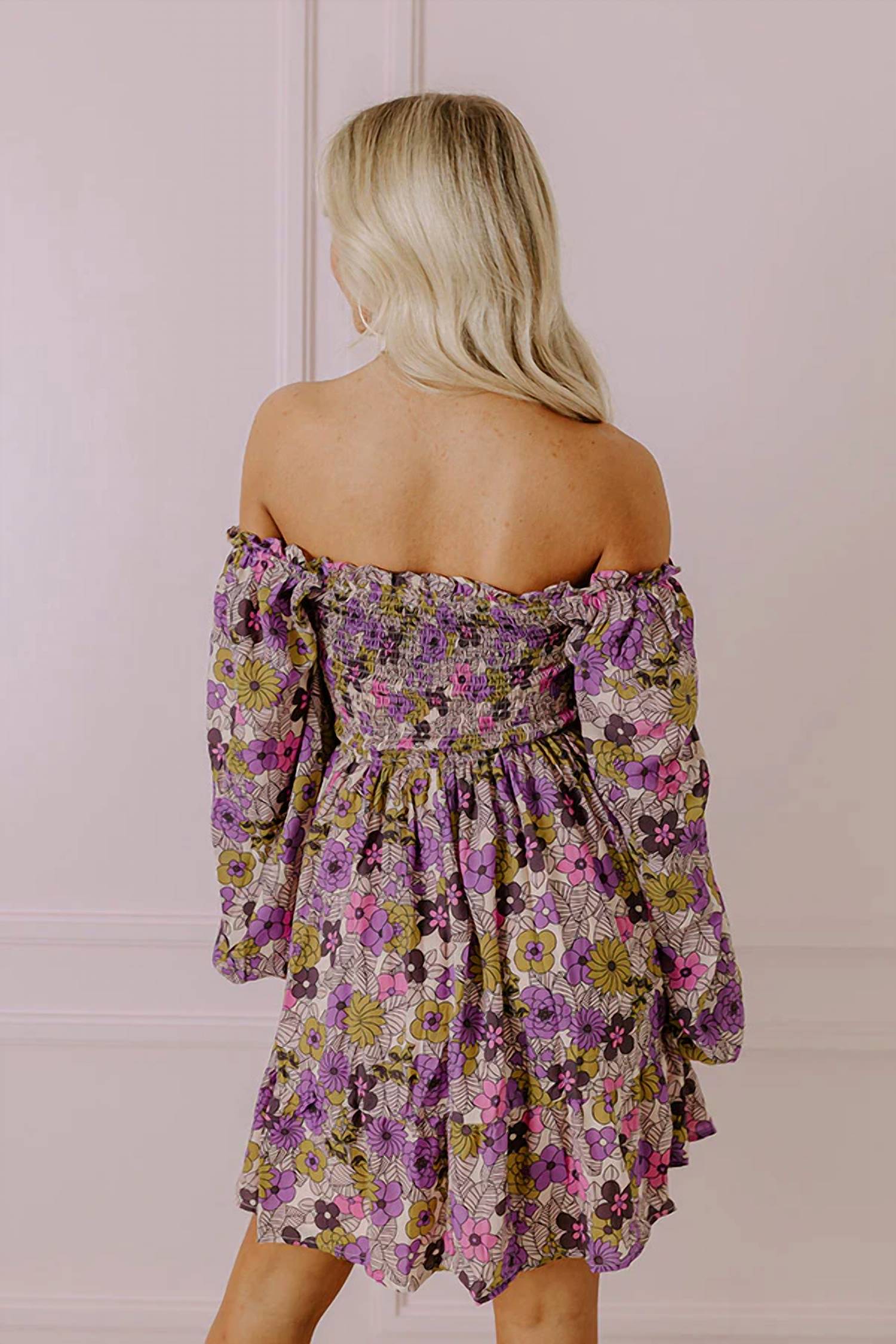 Entro - More To Say Smocked Dress