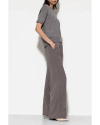 Luisa Cerano - Wide Leg Pleated Full Length Pants