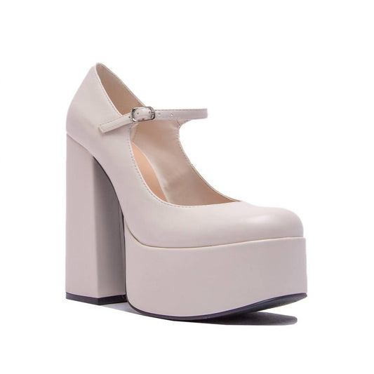 Qupid - Women's Disco Mary Jane Pumps