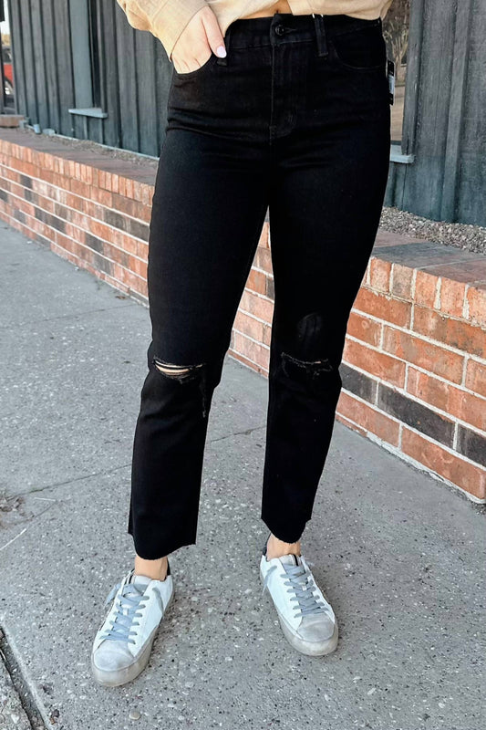 Lovervet - Distressed Cropped Jeans