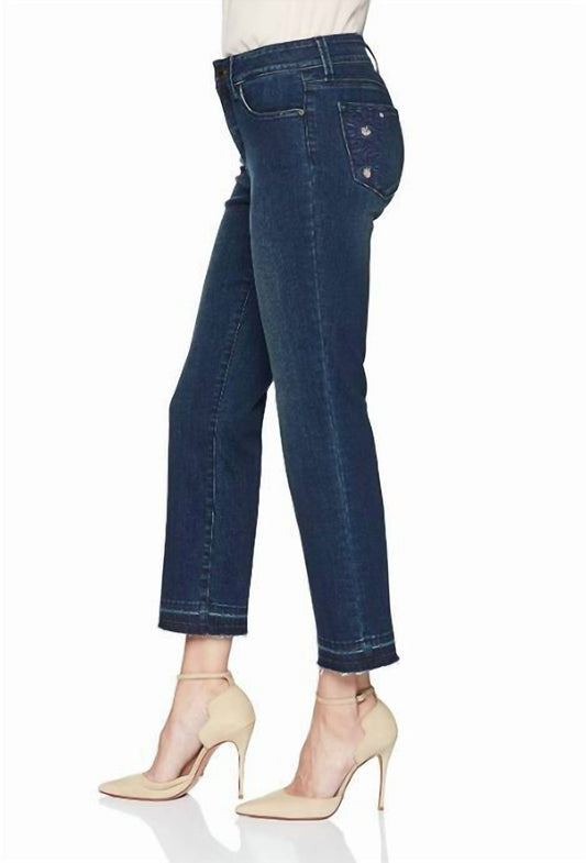 Nydj - Marilyn Release Hem Straight Leg Crop Jeans