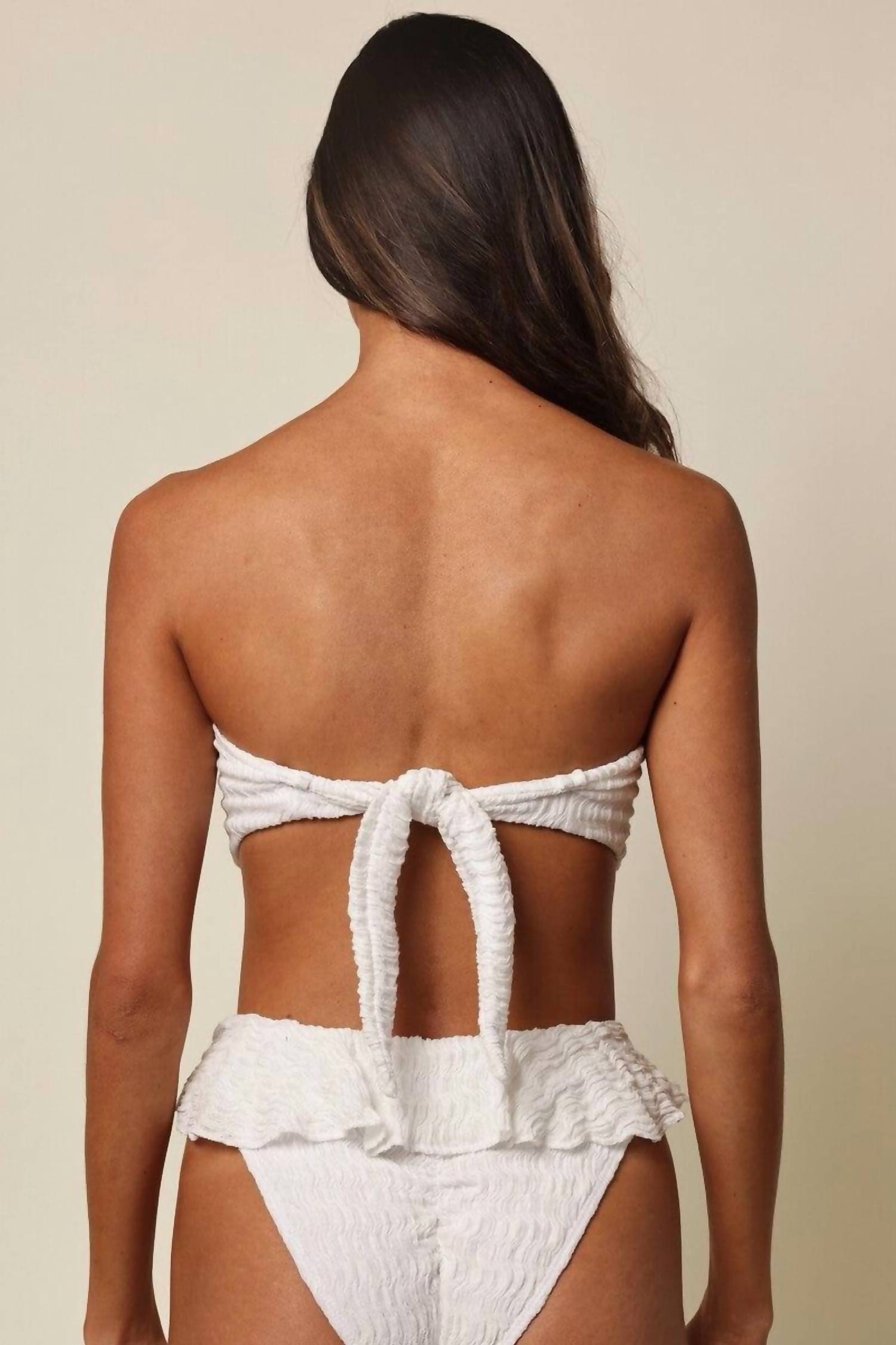 Montce - Tori Ties Bandeau Bikini Top