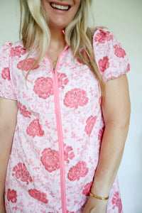 Tcec - Millie Floral Puff Sleeve Mini Dress