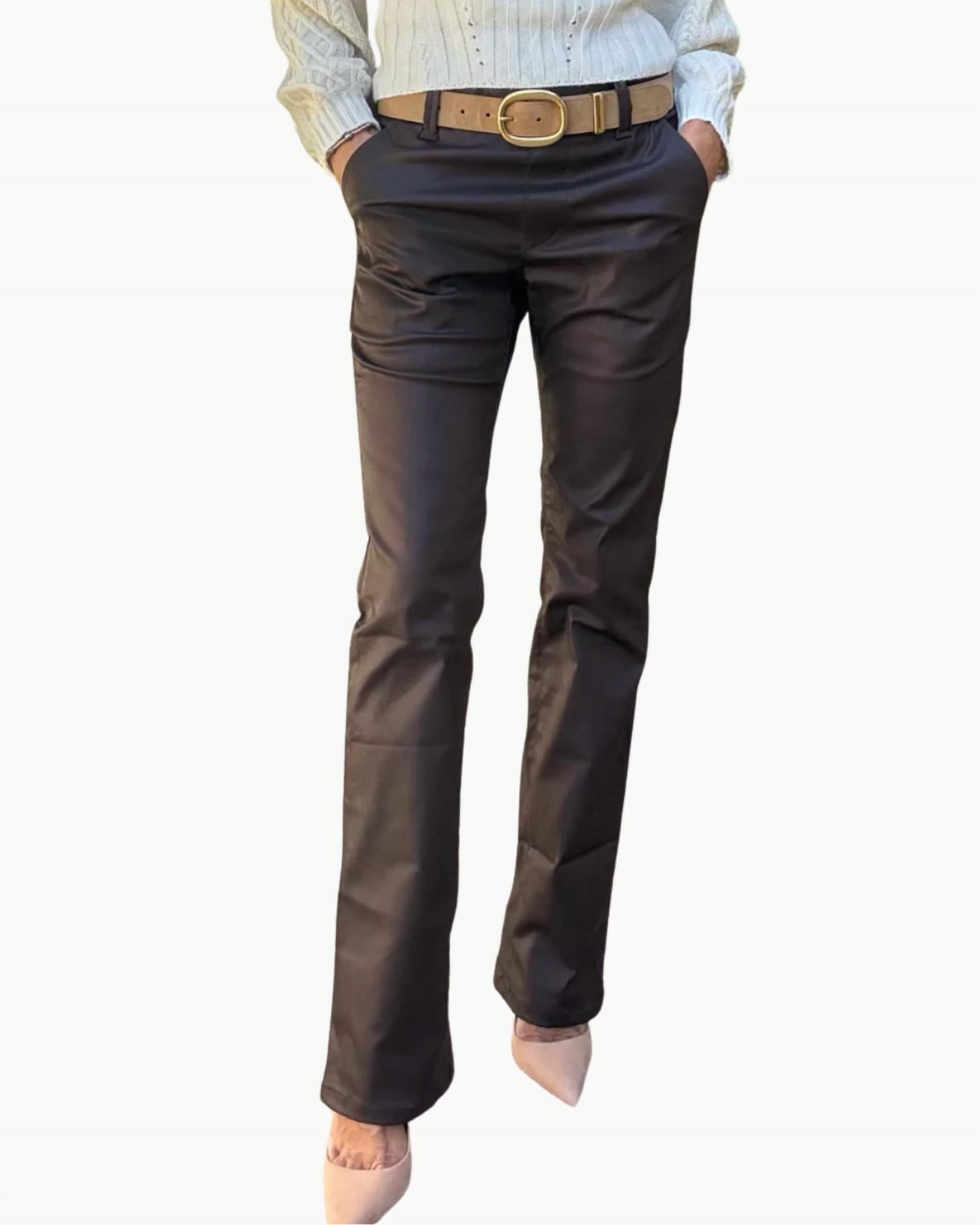 Bevy Flog - Nansi Slim Straight Pants