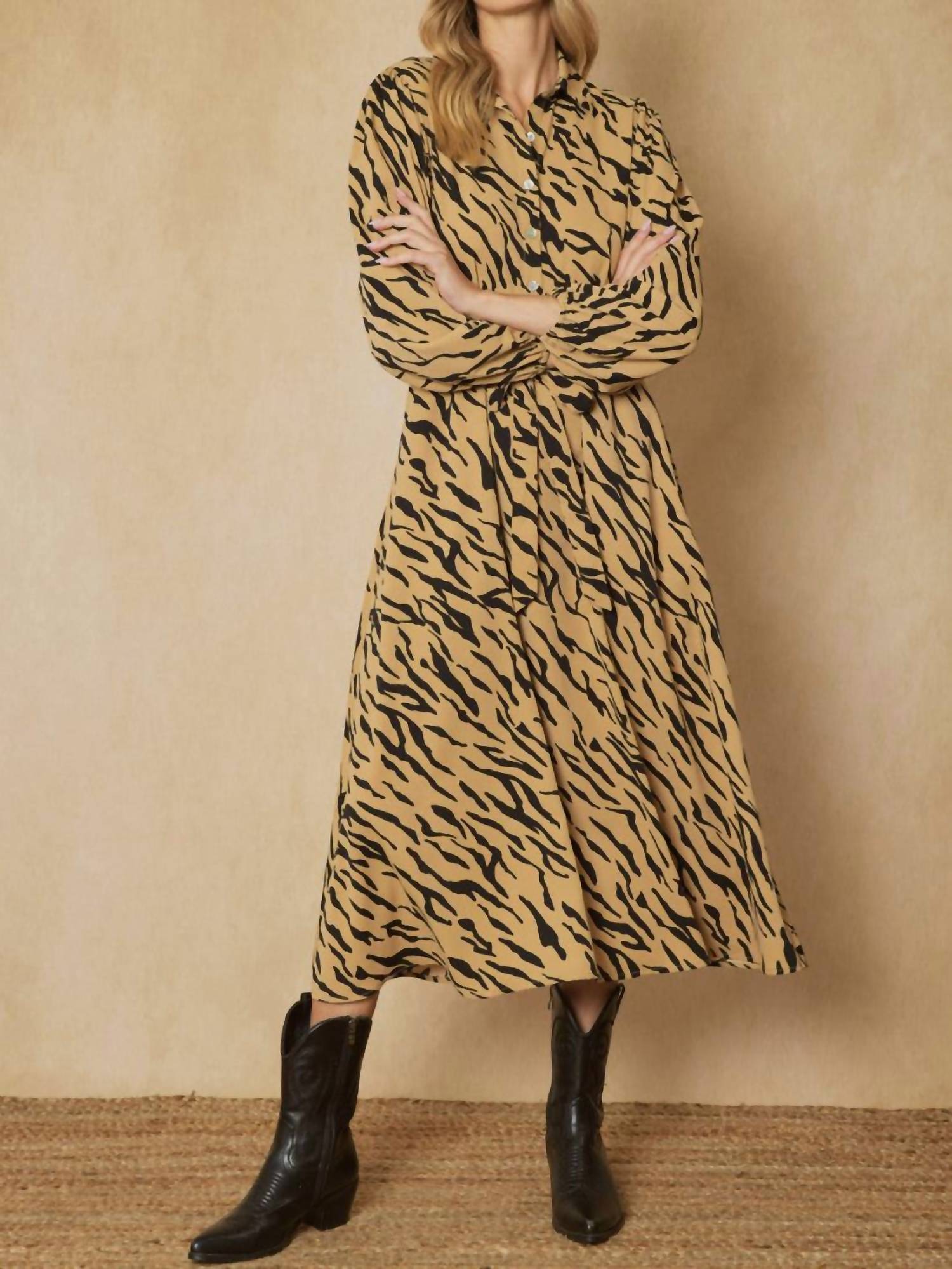 Entro - Button Up Maxi Dress