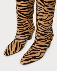 Loeffler Randall - Women's Cleo Zebra Mid-calf Boot