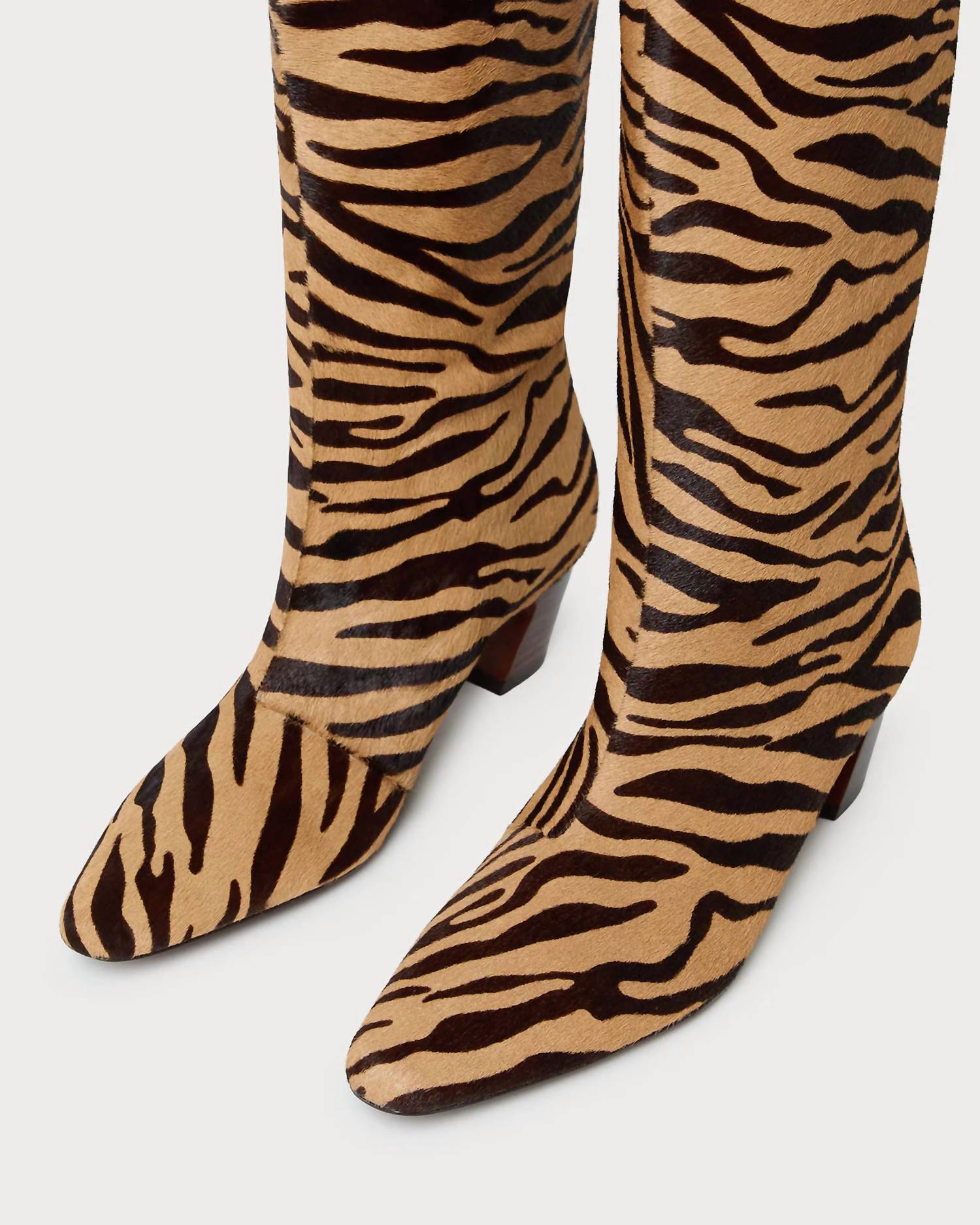 Loeffler Randall - Women's Cleo Zebra Mid-calf Boot