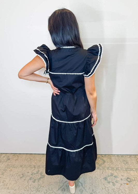 Mudpie - Pia Ric Rac Midi Dress