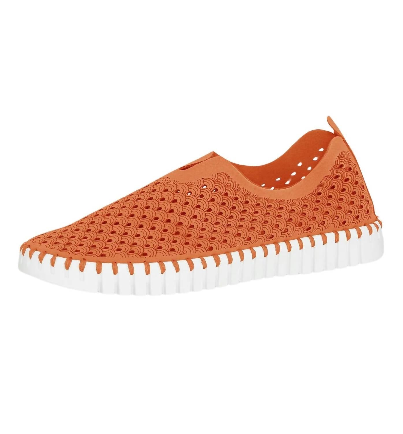 Ilse Jacobsen Women's Tulip 139 Shoes in orange - women's flats - detail view