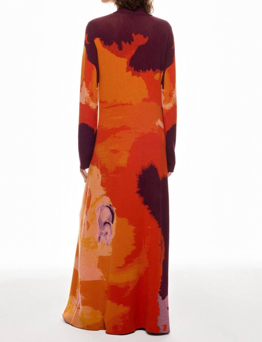 Rodebjer - Women's Clemins Art Knitted Maxi Dress