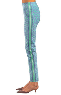 GRETCHEN SCOTT Lucy In The Sky With Diamonds Gripeless Pull On Pants Tall in the sky with diamonds gripeless pull on pants tall in periwinkle - women's pants - detail view