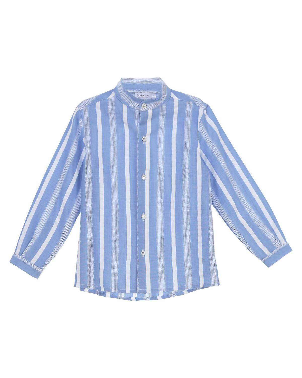 Tartaleta Boy's Pekin Striped Shorts Set in blue - item - alternate view