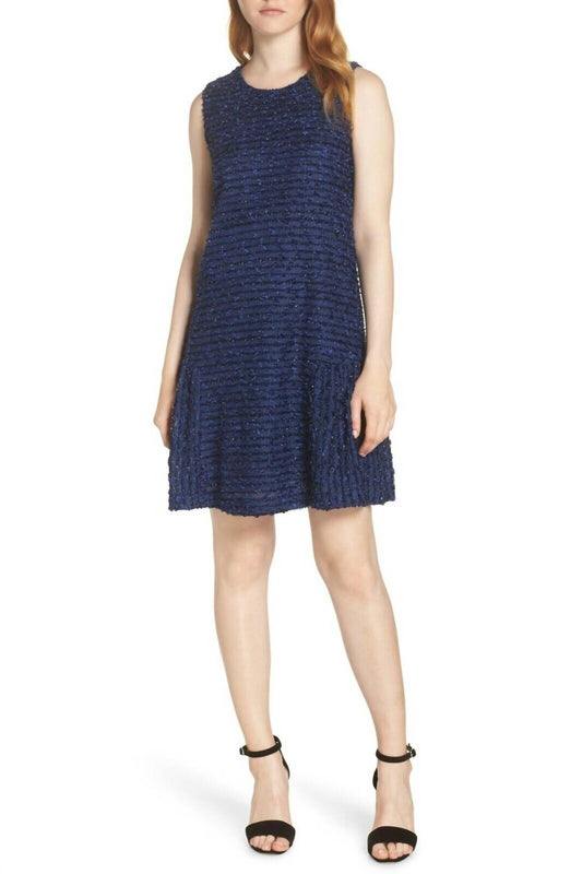 Chelsea28 - Sparkle Sleeveless Above Knee Ruffle Hem Dress