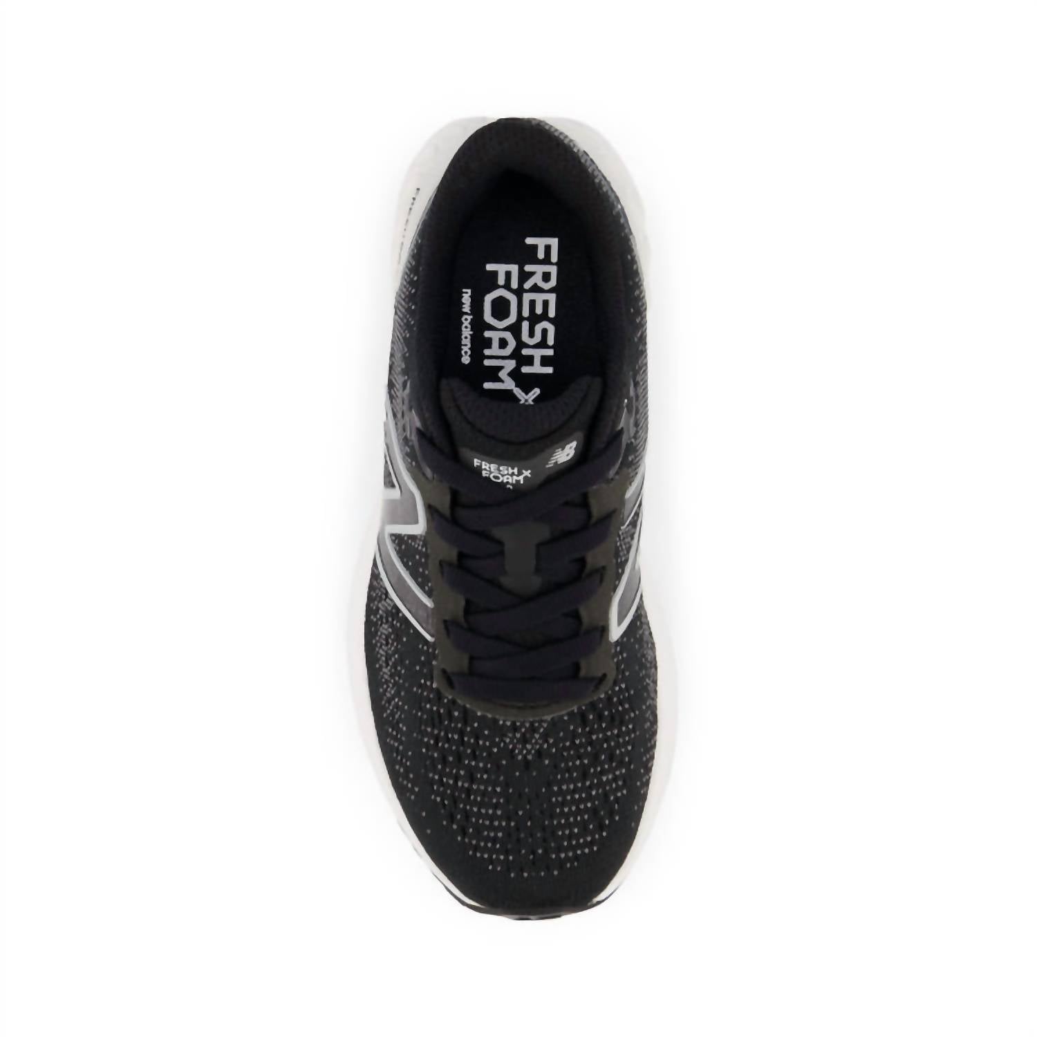 New Balance Kids Fresh Foam X 880 V12 Sneakers in black spring tide ocean grey - kids' sneaker - view 6