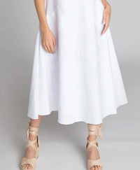 Luna Luz - Embroidered Tank Midi Dress