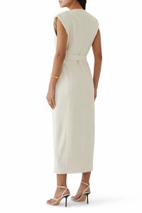 Shona Joy - Newman Sleeveless Blazer Midi Dress