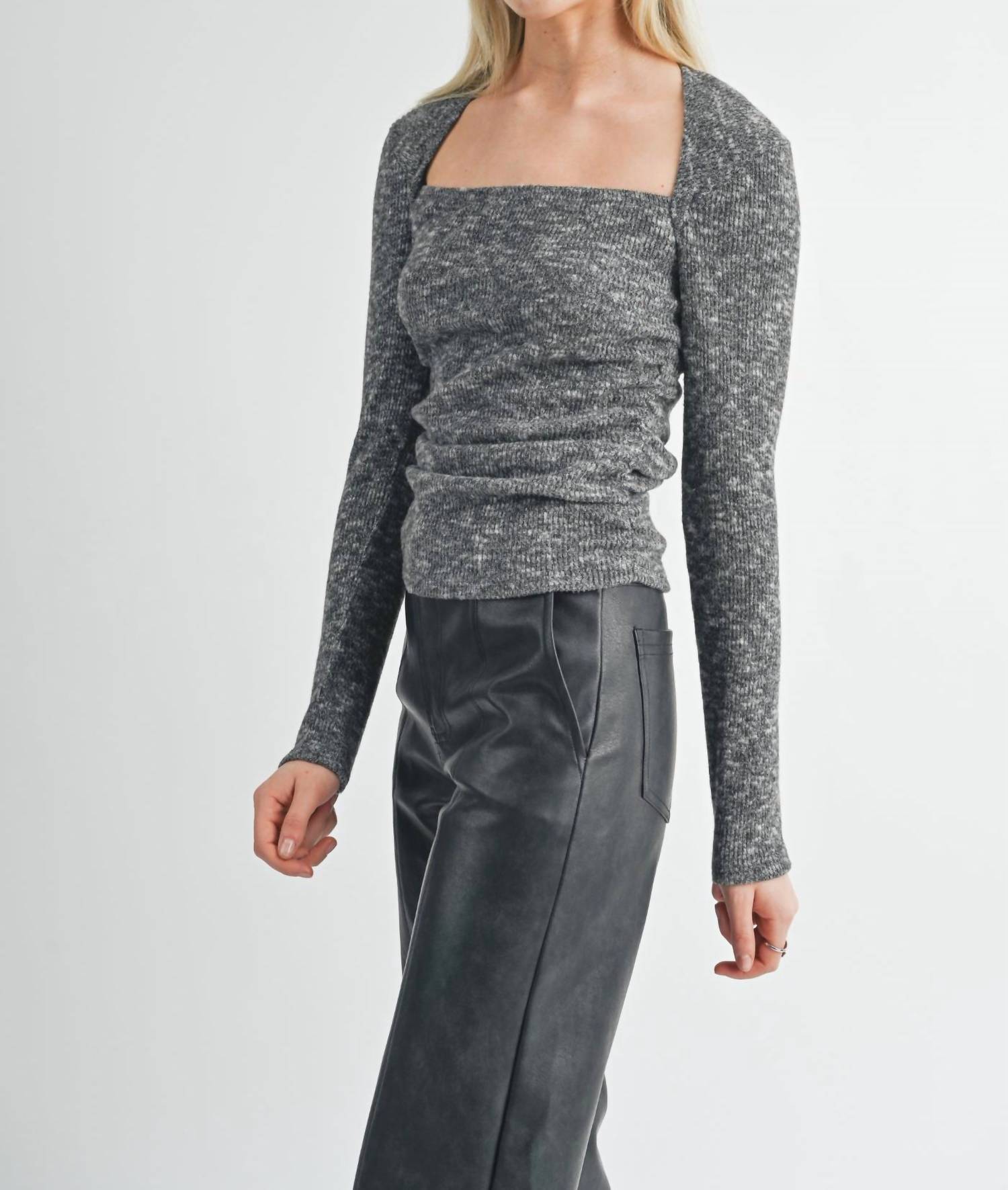 Sage The Label - New Romantics Long Sleeve Ruched Top