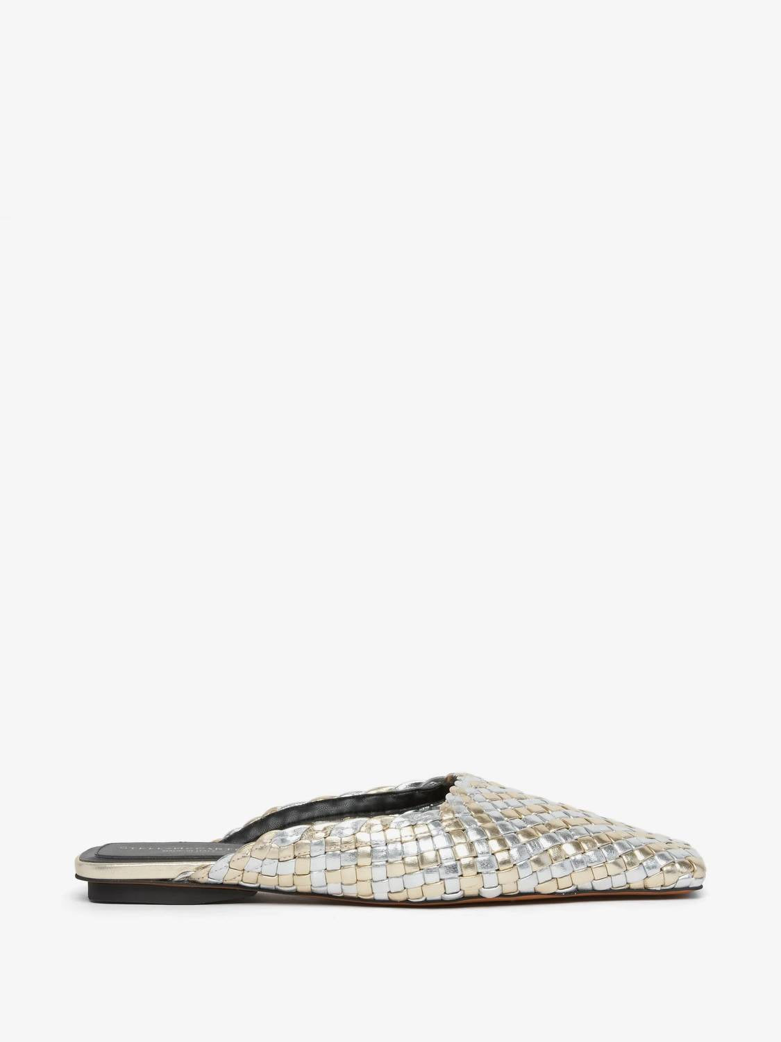 Stella Mccartney - Women's Metallic woven Slipper
