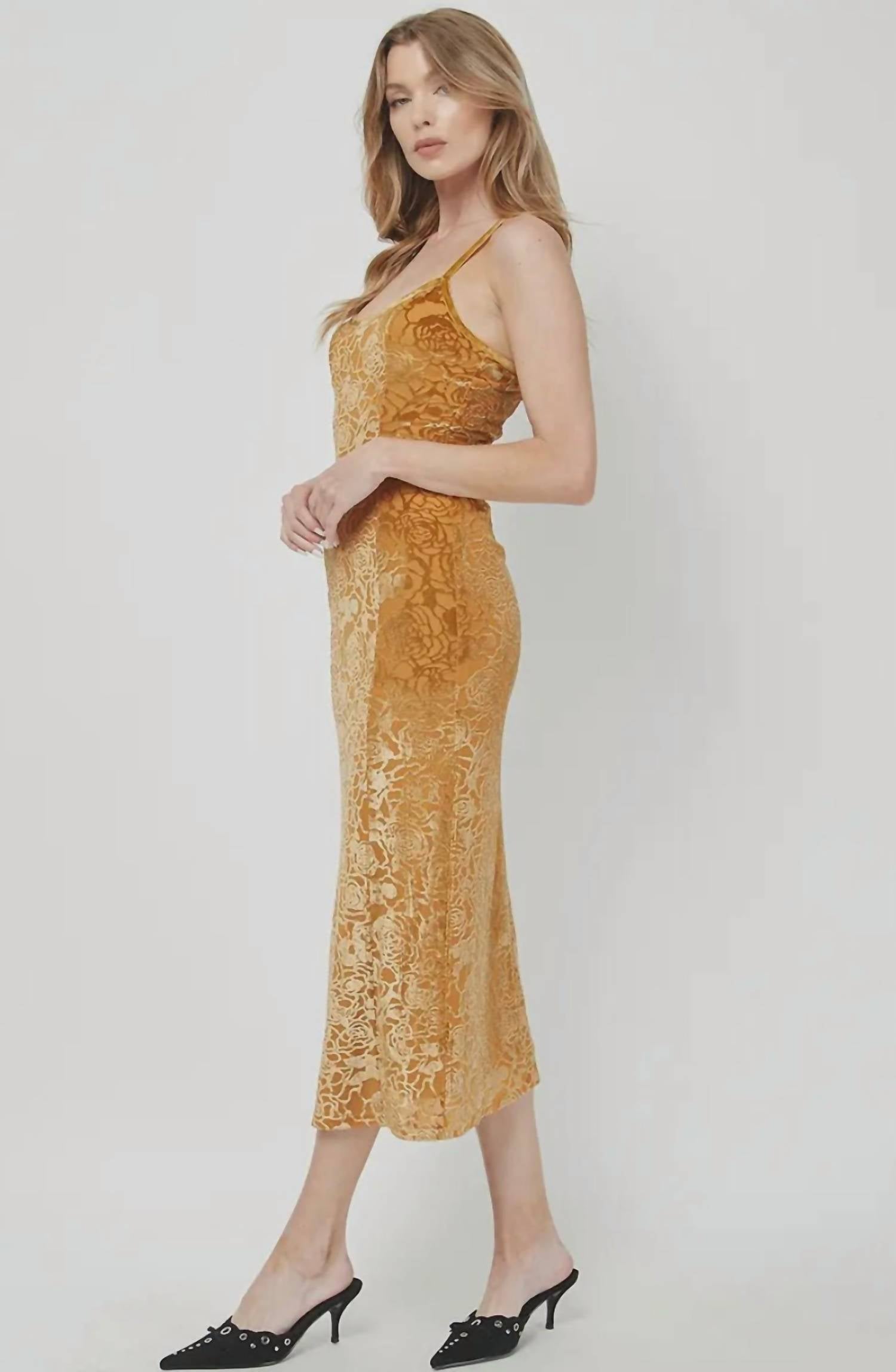 Needii - Burnout Cami Maxi Dress