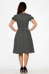 Orchid Bloom - Dolly Dotty Swing Dress