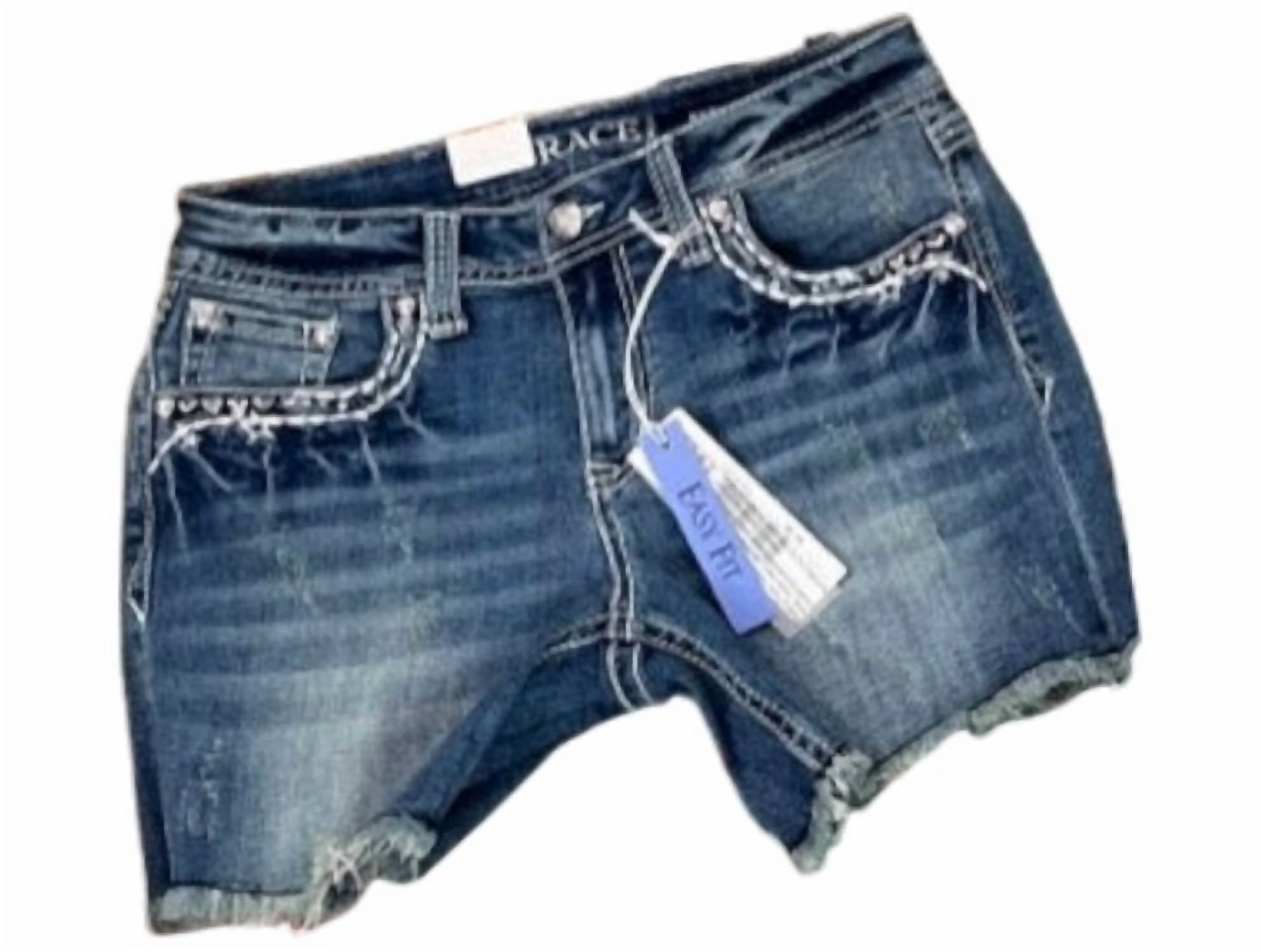 Grace In La - Women's Easy Fit Jean Shorts