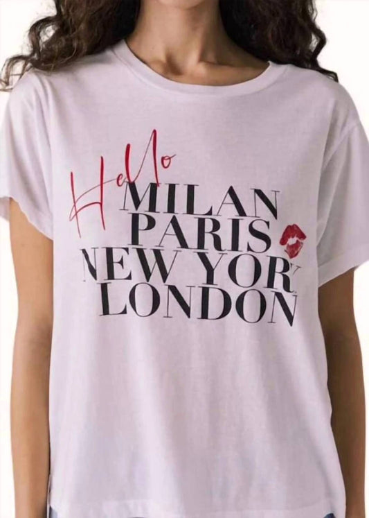 Chaser - Hello Destinations Short Sleeve Tee