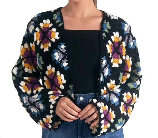 Elan - Crochet Cardigan Sweater