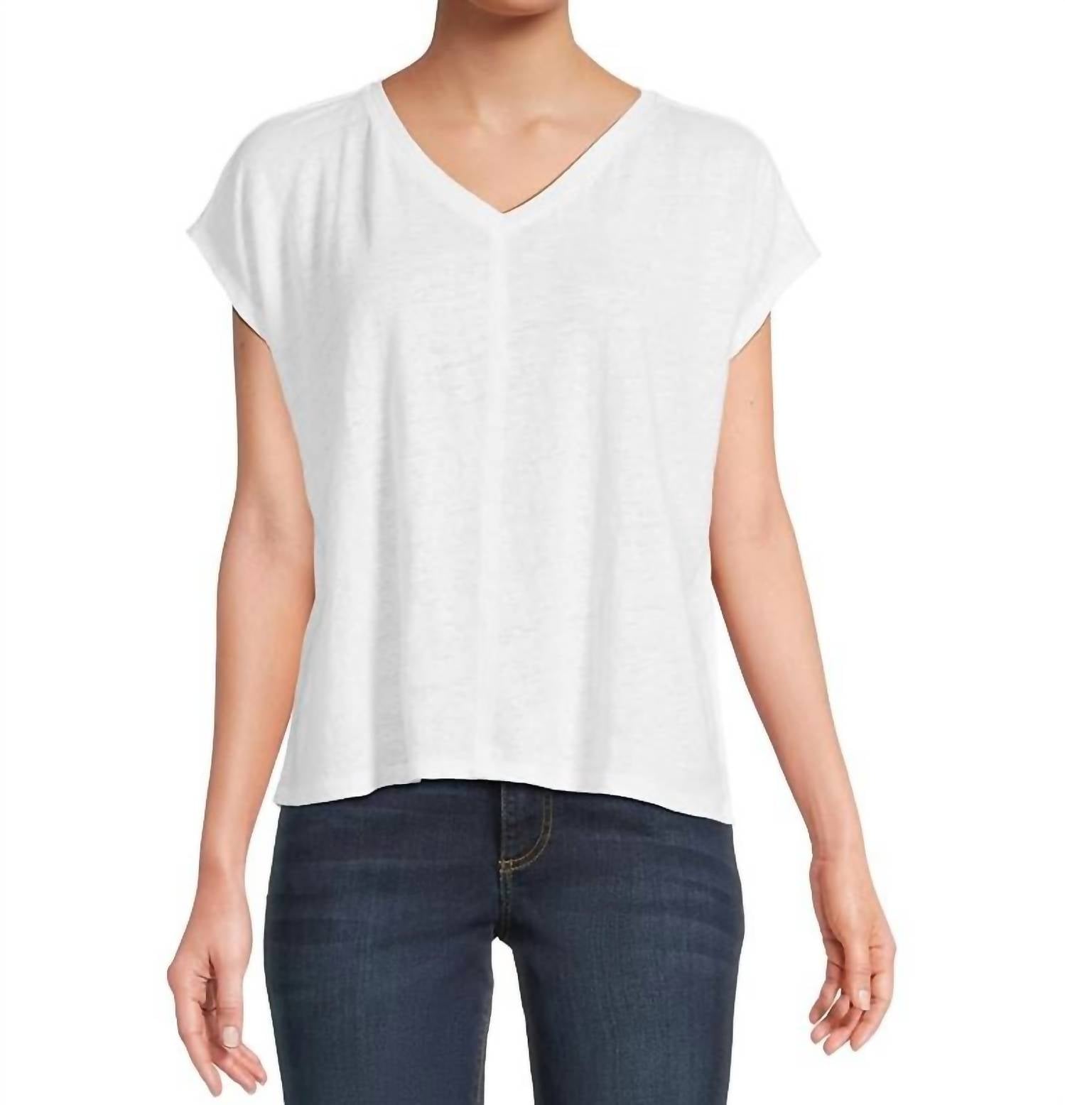Eileen Fisher - V Neck Square Tee