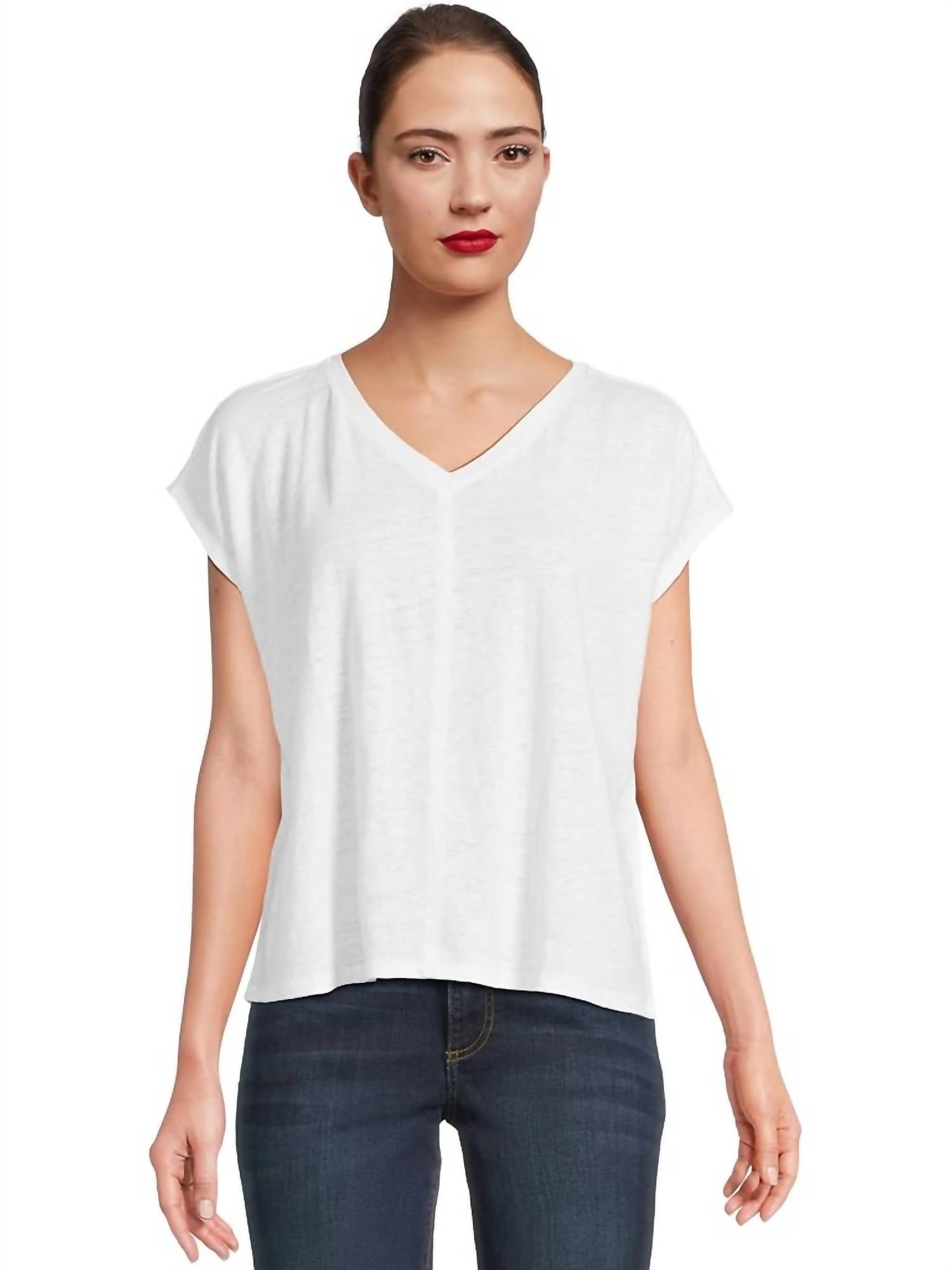 Eileen Fisher - V Neck Square Tee