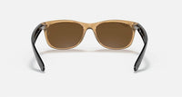 Ray Ban - New Wayfarer Bicolor Medium Polarized Sunglasses Rb2132 945/57