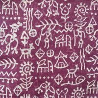 The Fox And The Mermaid - Women's Naturally Dyed Block Printed Zari Sarong