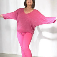 Made In Italy - Elegant Whisper Light Knit Top