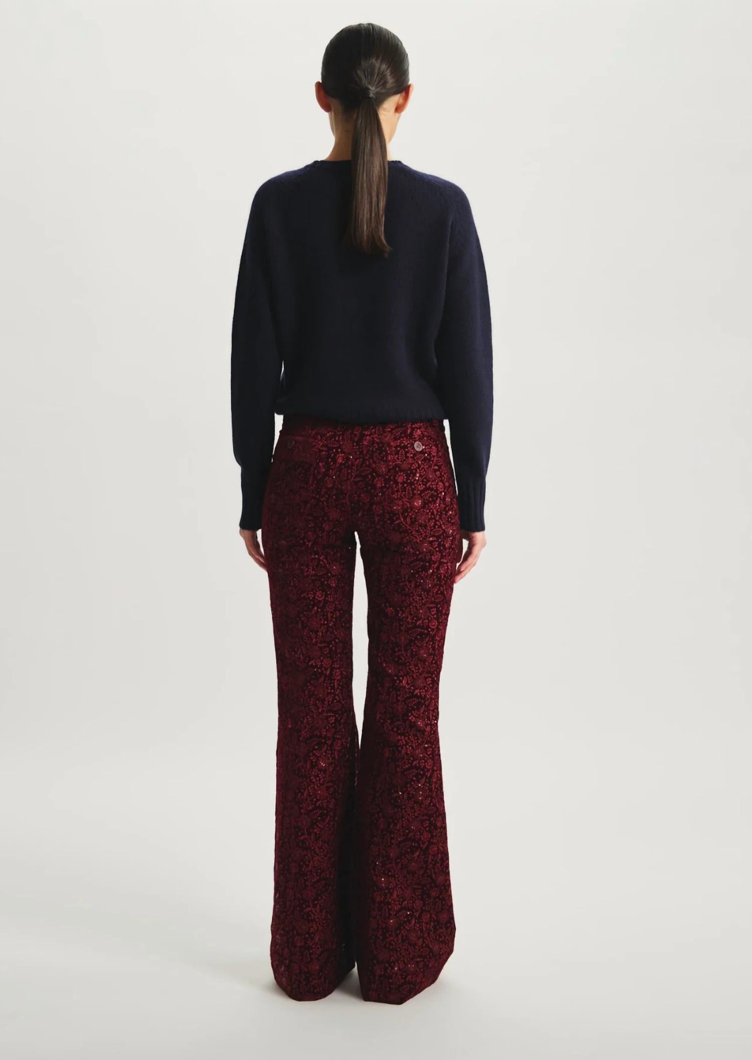 Ines De La Fressange - Women's Charlotte Embroidered Pant