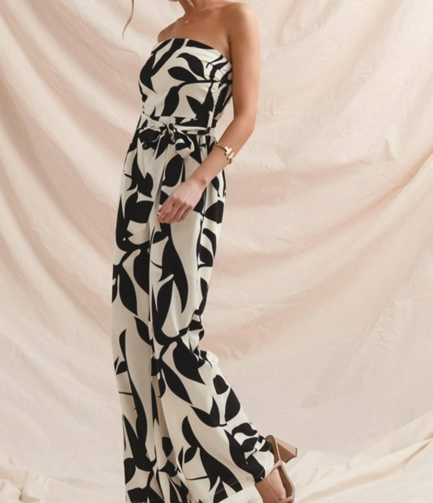 So Me - Strapless Tube Top Jumpsuit