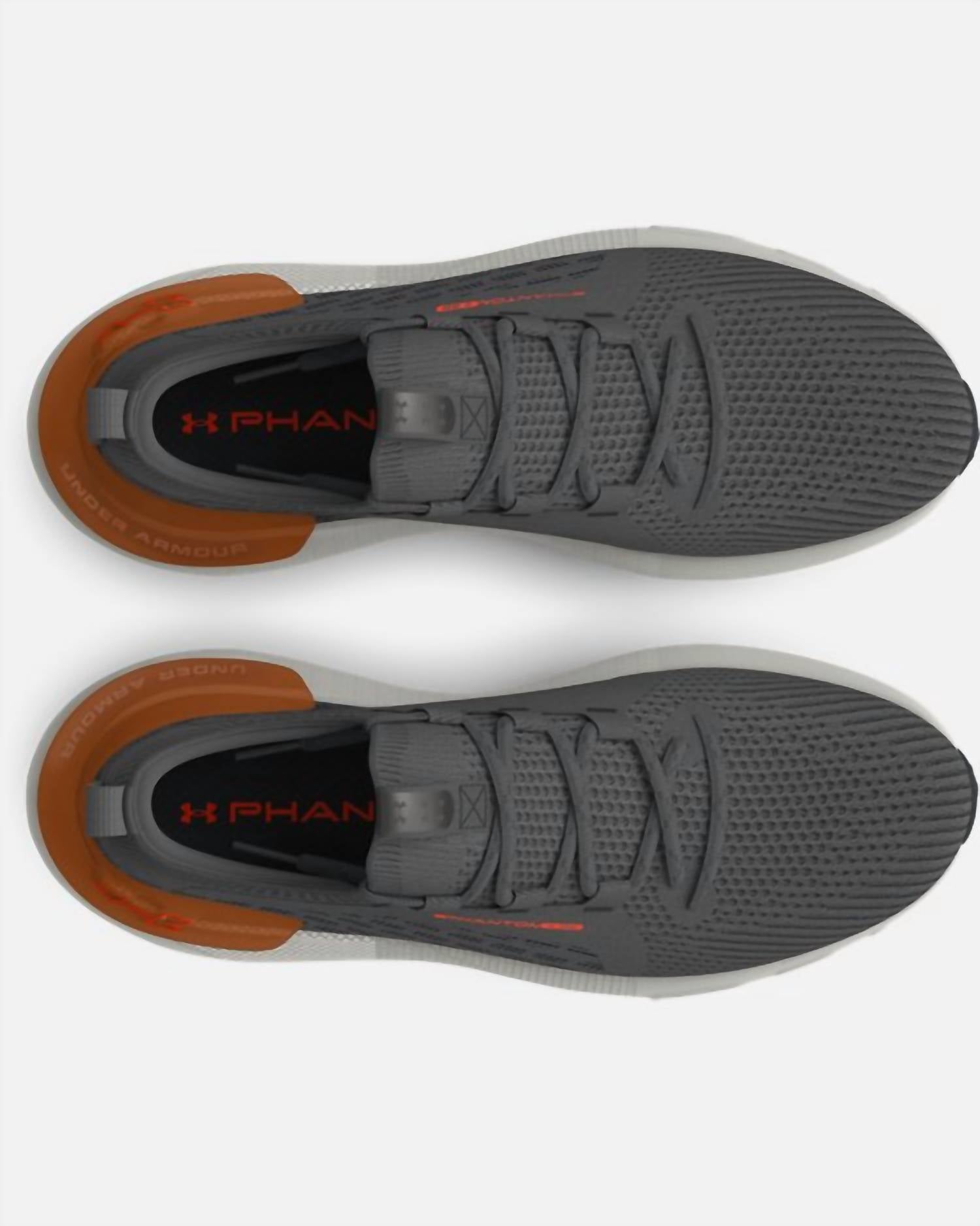 UNDER ARMOUR Women's Hovr Phantom 3 Se Shoes in charcoal grey and orange - women's sneaker - view 4