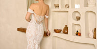 Ivoire By Kitty Chen - Madeline Lace Fit And Flare Gown