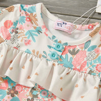 Pete + Lucy - Girls Bunch Of Flowers Romper