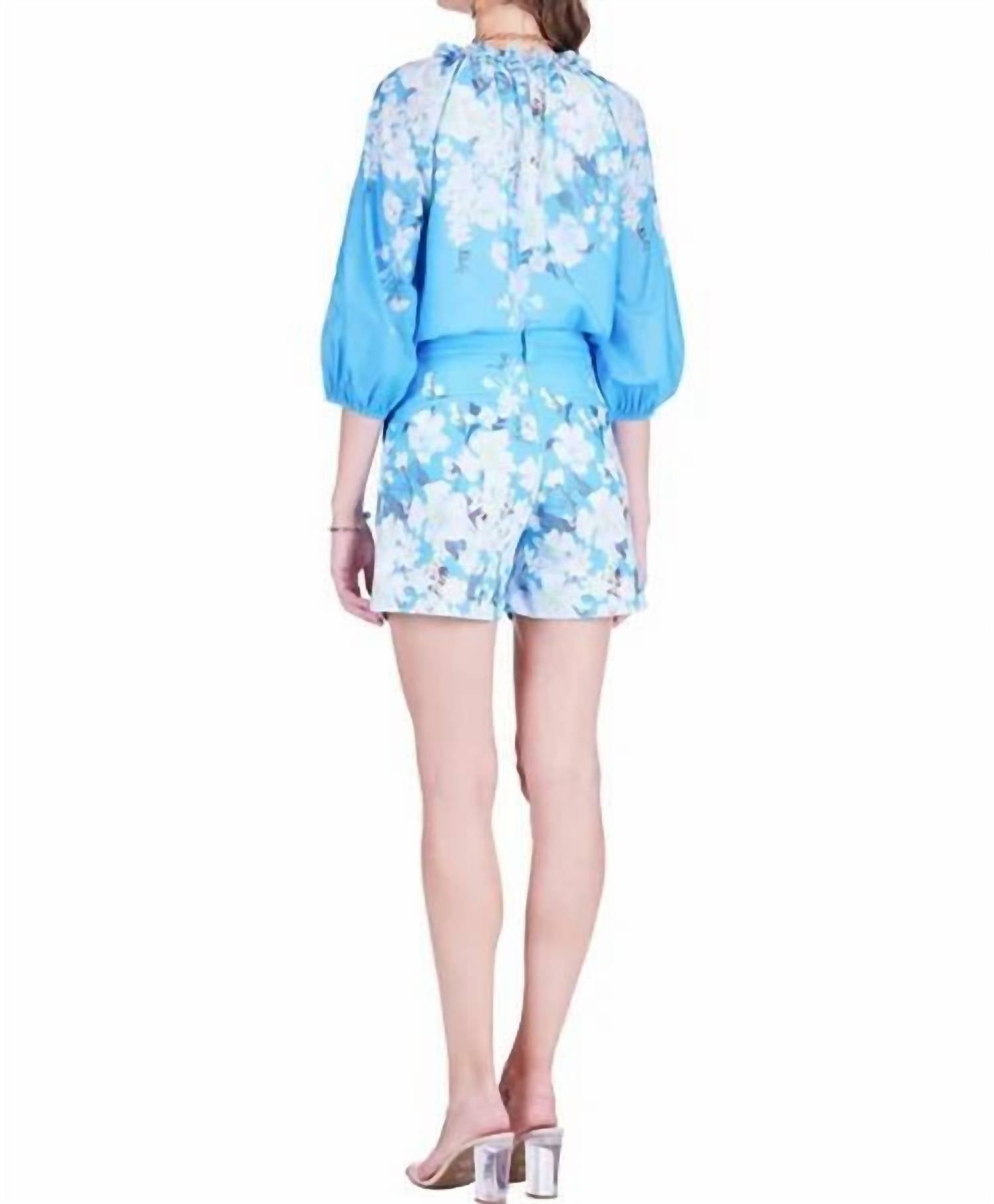 Jade - Danica Dimensional Flowers Top