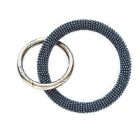 INK+ALLOY Women's Seed Bead Bangle/key Ring in gray - women's accessory