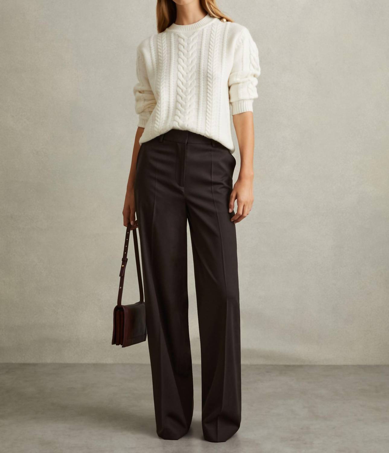 Reiss - Evelyn Wide Leg Dress Trousers