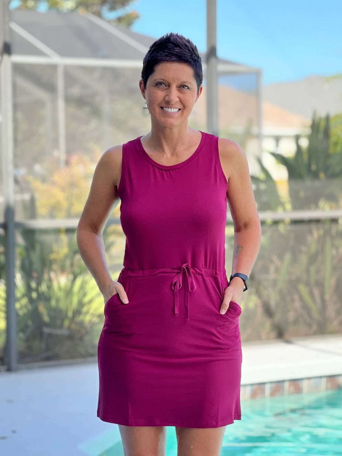 Dm Merchandising - Napa Drawstring Mini Dress