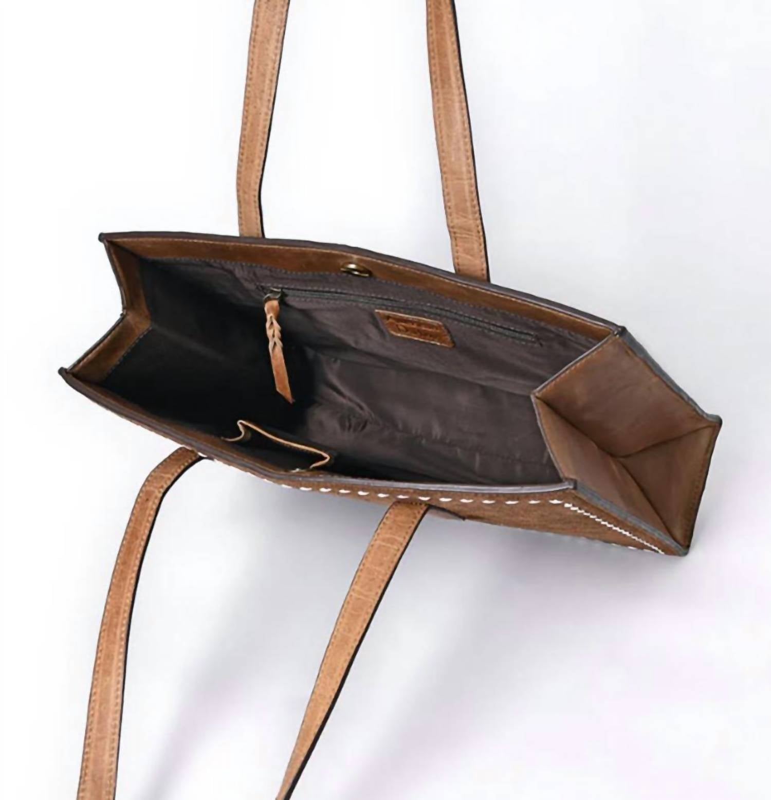 American Darling Women's Tote Bag in brown 1 - women's bag - alternate view
