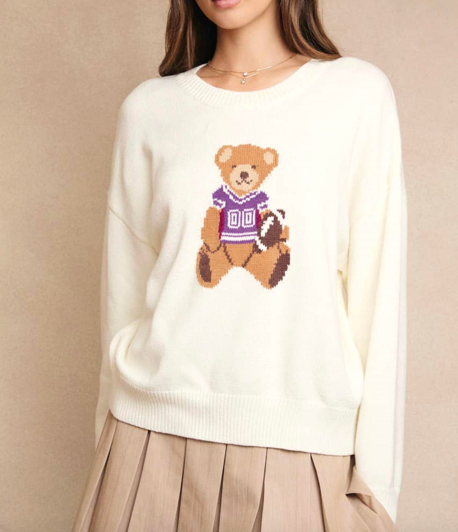 Lelis - Teddy Bear Graphic Sweater
