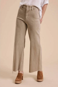 Miou Muse - Straight Wide Leg Denim Pants
