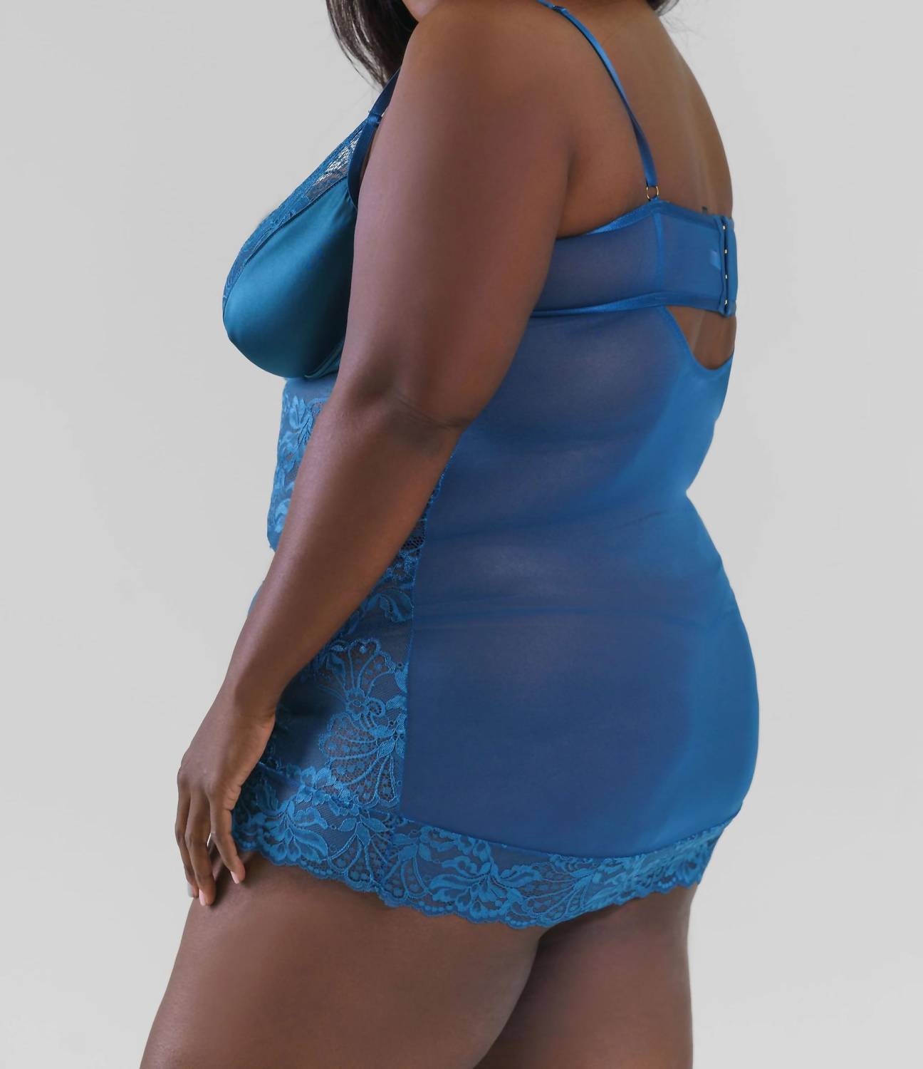 Oh La La Cheri - Liv Lacey Babydoll Dress - Plus