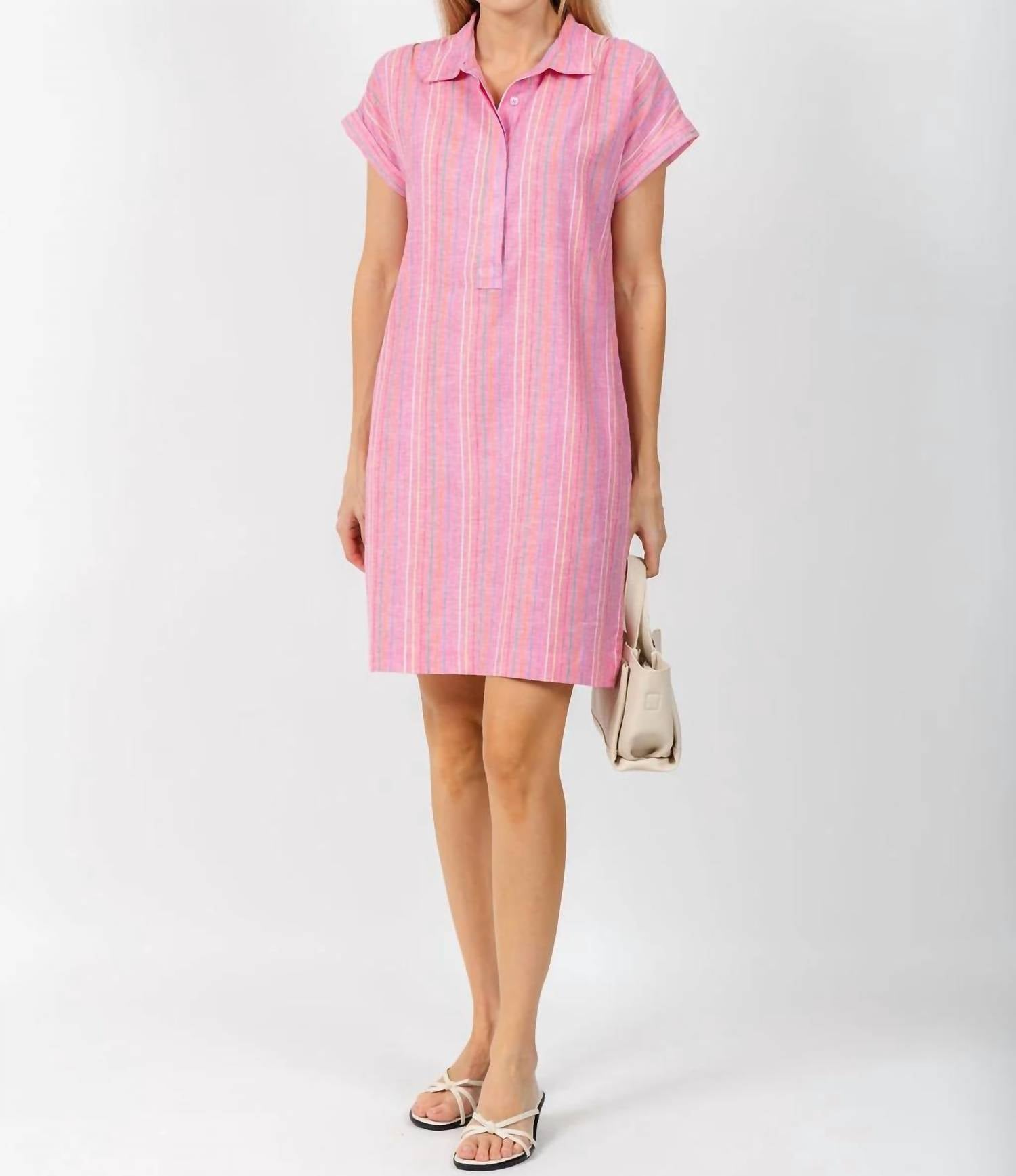 Pure Amici - Ivonne Stripe Linen Dress